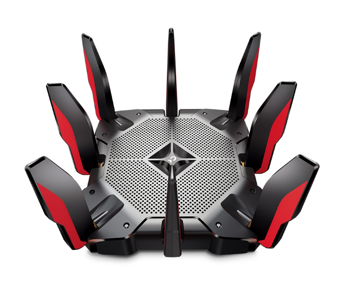 Tplink Archer AX11000 Next Gen Tri Band Gaming Router - Black and Red - Zoom Image 1