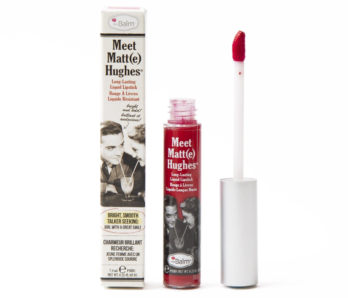 The Balm TBM107COS00009 7.4ml Meet Matte Hughes Long Lasting Liquid Lipstick - Devoted - Zoom Image