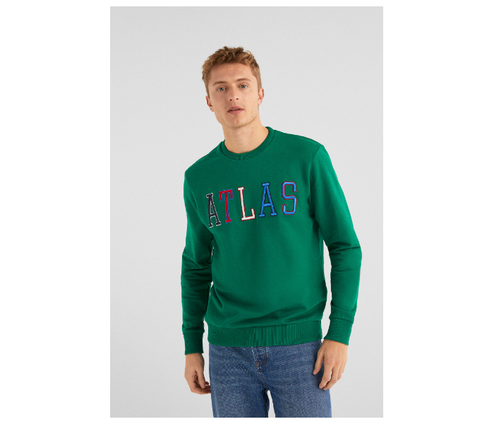 Springfield 009523022 Small Sweatshirt for Men - Green - Zoom Image 1