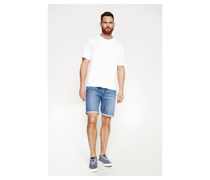 Springfield 001338218 EU30 Denim Bermudas for Men - Light Blue - Zoom Image 1