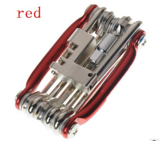 11 In 1 Multi Tool Repair Kit with Chain Cutter - Red - Zoom Image 1