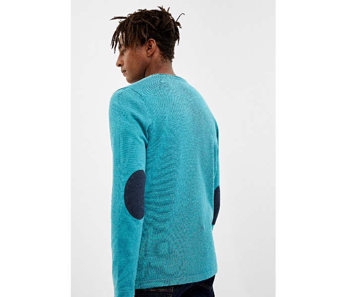 Springfield 006616886 XL Knitwear for Men - Turquoise - Zoom Image 3