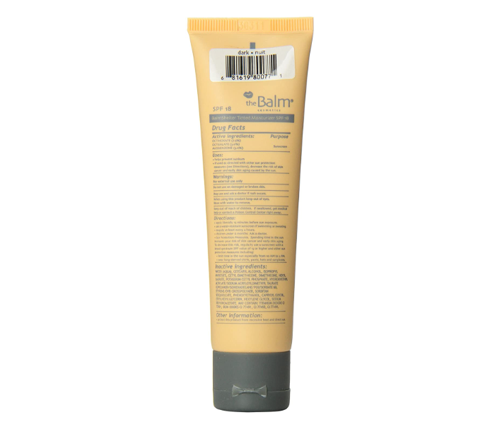 The Balm TBM107COS00082 Dark Balm Silky Smooth Shelter Tinted Moisturizer - Zoom Image 2