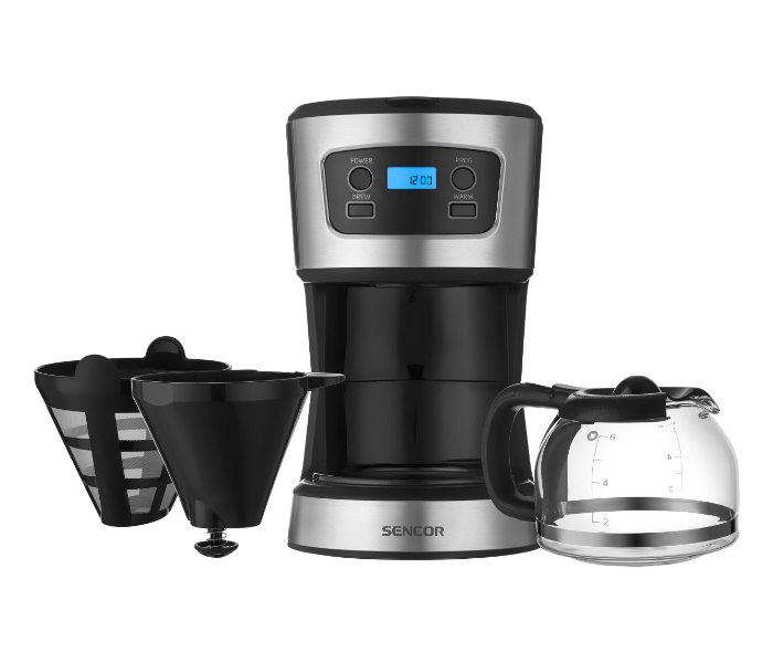 Sencor SCE 3700BK 700W Coffee Maker with Glass Kettle - Black and Silver(duplicate) - Zoom Image 3