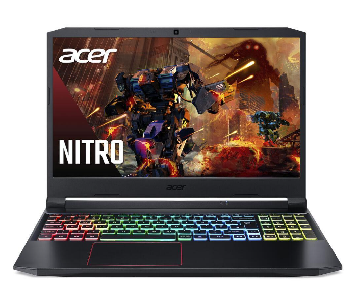 Acer Nitro 5 AN515-55-709E 15.6 Inch FHD Intel Core i7-10750H Processor 16GB RAM 1TB SSD 6GB GTX 1660Ti Graphics Windows 10 Pro With Headset Mouse Mousepad - Black - Zoom Image 1