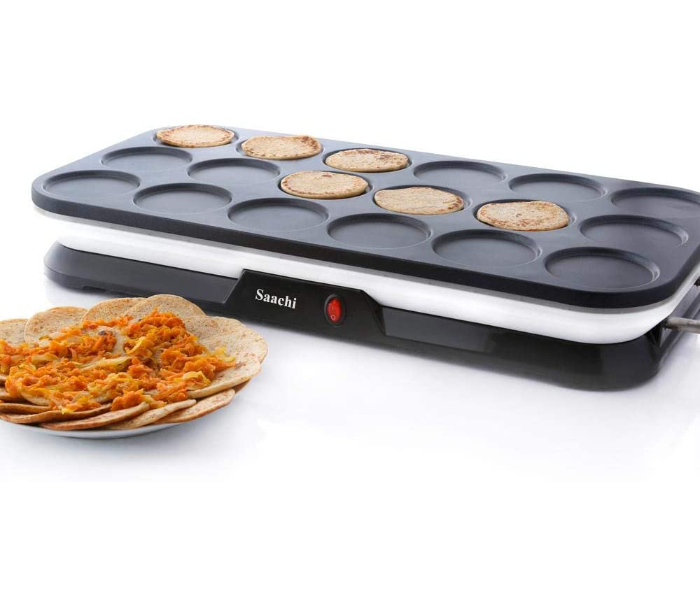 Saachi CM-1861 1600W 18 Piece Mini Crepe and Pancake Maker - Black - Zoom Image 3