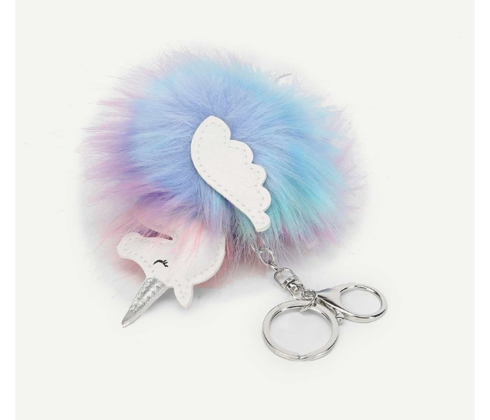 VW Trendz bag180402323 Unicorn Bag Charm - White and Blue - Zoom Image 2