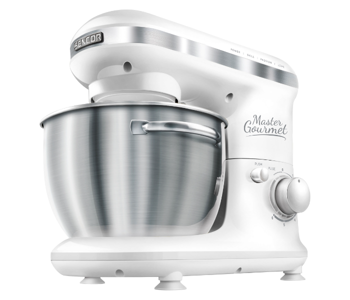 Sencor STM 3620WH 600W 4 Litre Stand Mixer - White and Silver - Zoom Image 2