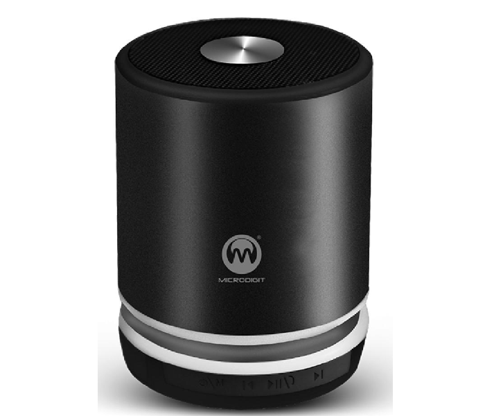 Microdigit MRS262T Mini Bluetooth Speaker - Black and Grey - Zoom Image