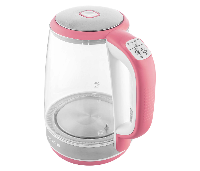 Sencor SWK 2194RD 2200W 2 Litre Glass Kettle - Red - Zoom Image 3