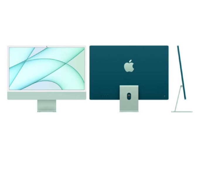 Apple iMac MGPH3 24-inch 2021-M1 Chip 8 Core CPU 8GB RAM 256GB SSD 7-core GPU 16-core Neural Engine - Green - Zoom Image 2