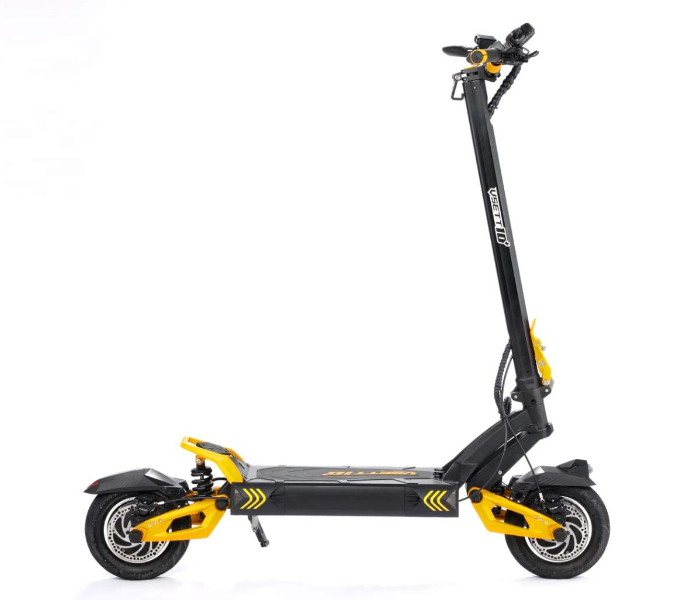 For All 2800W VSETT 10 Plus Foldable Electric Scooter - Black and Yellow - Zoom Image 5