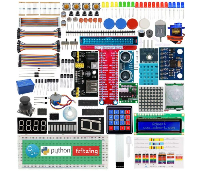 Adeept Ultimate Starter Learning Kit for Raspberry Pi - Zoom Image 1