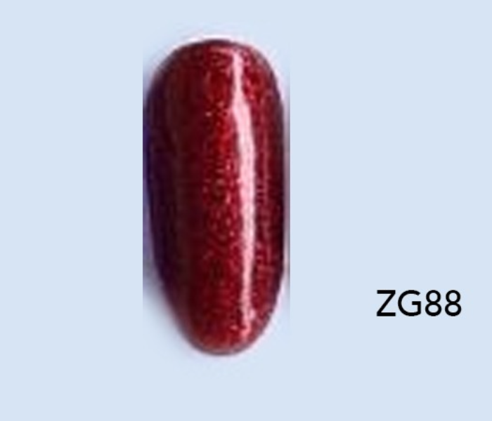 D Ellse ZG88 15ml Professional Glitter Gel Nail Polish - Red - Zoom Image 2