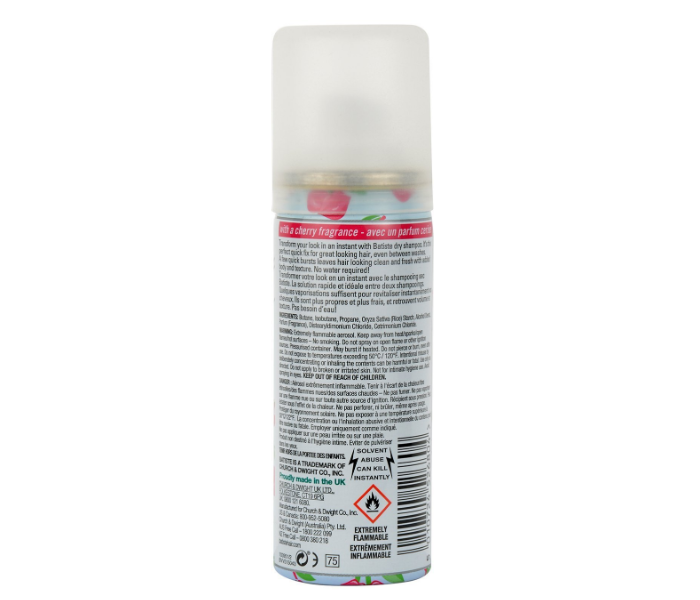 Batiste BA2680 50 ml Cherry Dry Shampoo - Zoom Image 2