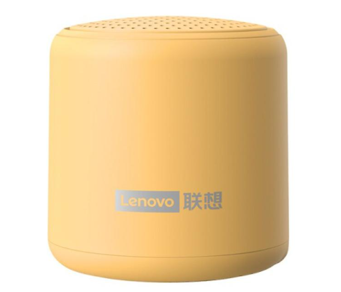 Lenovo L01 Mini Wireless Bluetooth 5.0 Portable Speaker - Yellow - Zoom Image