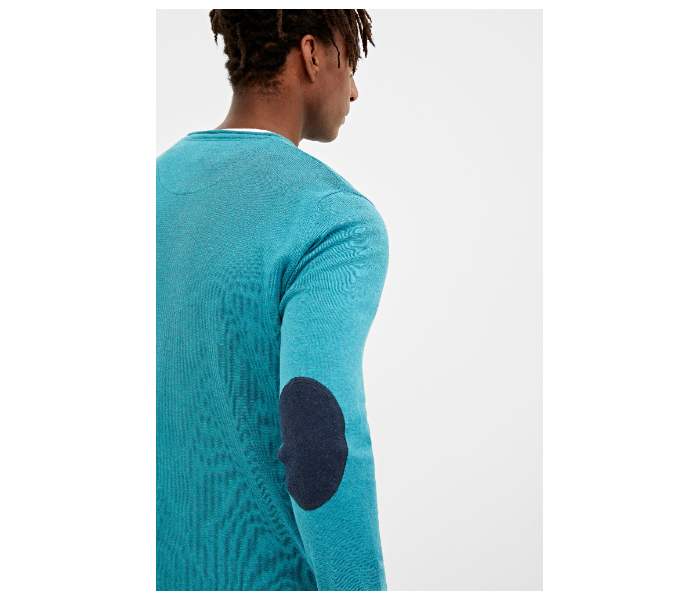 Springfield 006616886 XL Knitwear for Men - Turquoise - Zoom Image 2