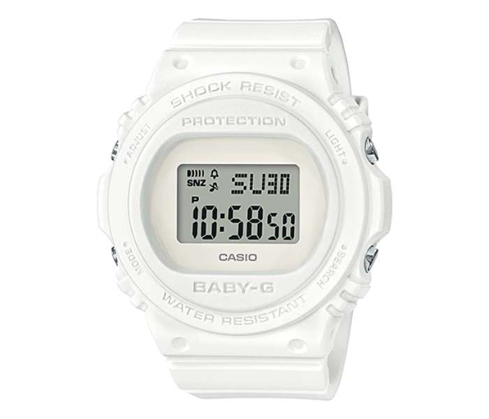 Casio Baby-G BGD-570-7DR Digital  Watch For Women - White - Zoom Image