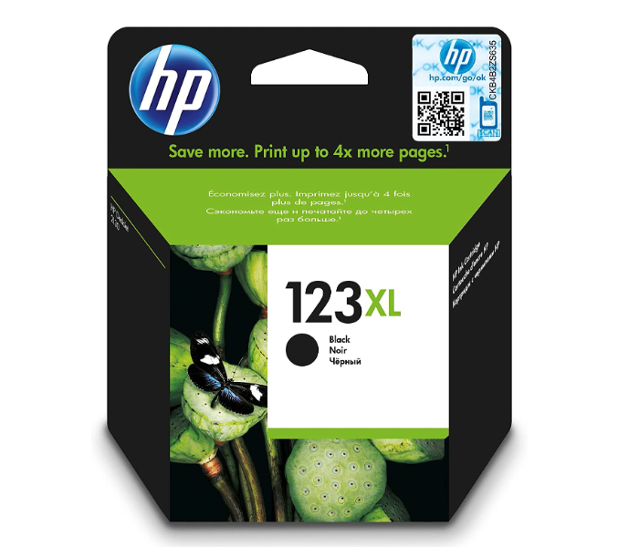 HP F6V19AE 123XL Original Ink Advantage Cartridge - Black - Zoom Image