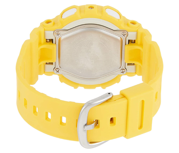 Casio Baby-G BA-120-9BDR White Dial Analog-Digital Watch For Women - Yellow - Zoom Image 2