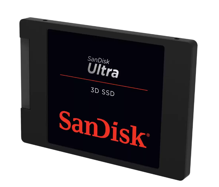 SanDisk SDSSSDH3-2TOO-G25 2TB Ultra 3D SSD - Black - Zoom Image 1