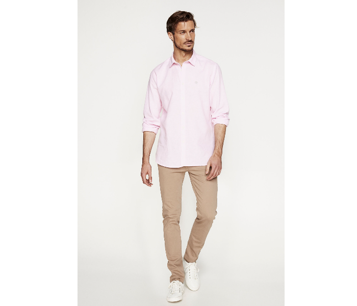 Springfield 099320470 XXL Linen Shirt for Men - Pink - Zoom Image 1