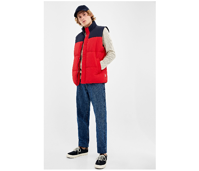 Springfield 095623661 Medium Nylon Sports Jacket for Men - Red - Zoom Image 1