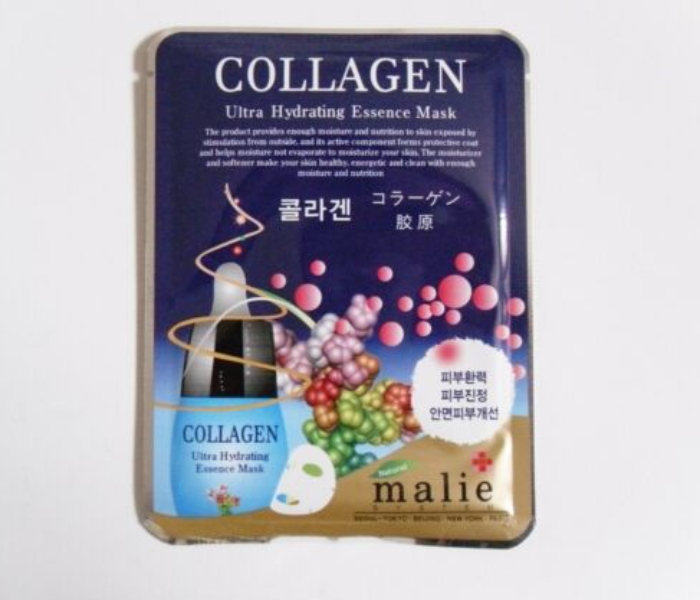 Malie Collagen Ultra Hydrating Essence Face Sheet Mask - Zoom Image 1