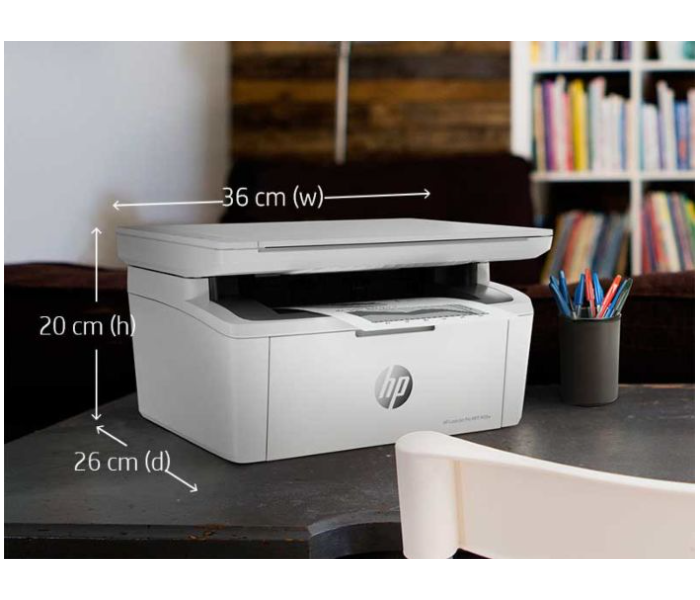 HP W2G55A MFP M28W Laserjet Pro Printer - White - Zoom Image 5