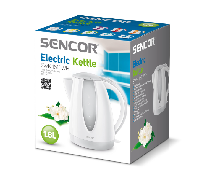 Sencor SWK 1810WH 2000W 1.8 Litre Electric Kettle - White - Zoom Image 2