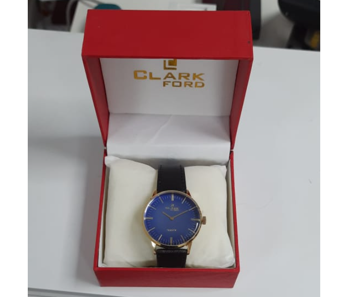 Clark Ford CW71236M Regal Analog Watch for Men - Black and Blue - Zoom Image