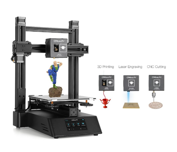 Creality 3D CP-01 3 in 1 Modular 3D Printer - Black - Zoom Image 2