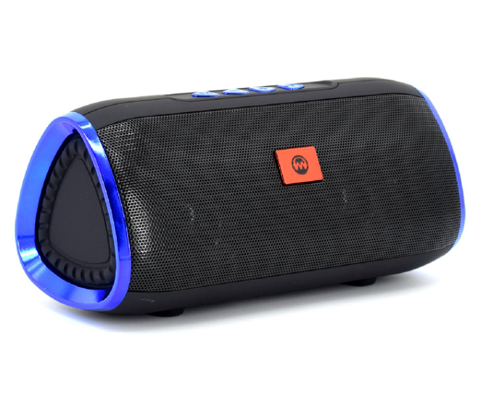 Microdigit MRS380T Mini Portable Bluetooth Speaker - Black and Blue - Zoom Image 1