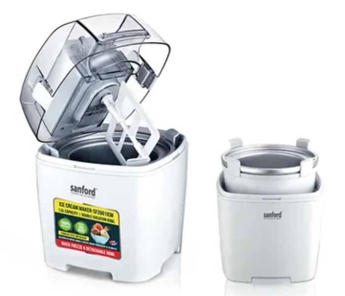 Sanford SF2601ICM Ice Cream Maker - White - Zoom Image 1