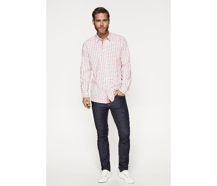 Springfield 099325560 XXL Linen Shirt for Men - Red - Zoom Image 1