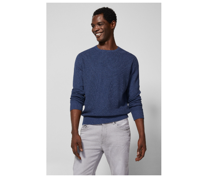 Springfield 003425813 XL Basic Winter Knitwear for Men - Medium Blue - Zoom Image 1