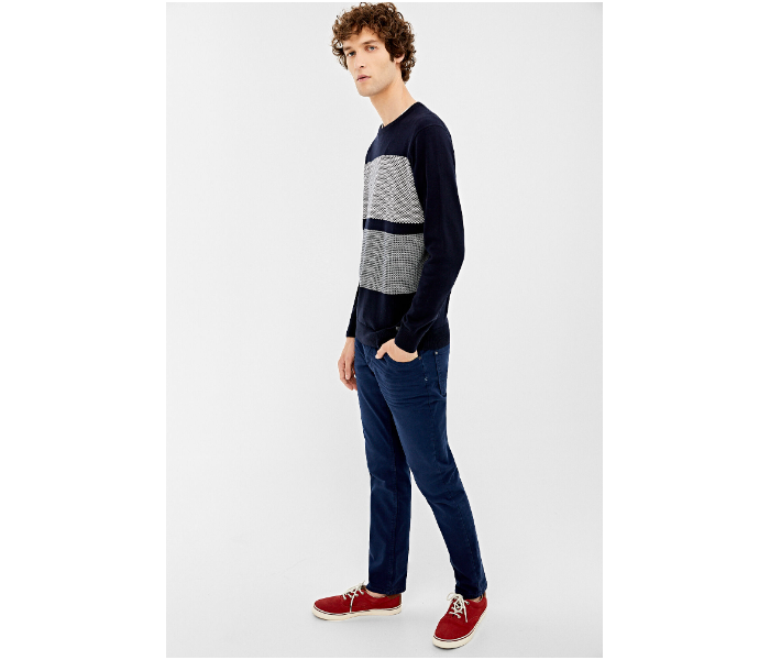 Springfield 006618411 Medium Knitwear for Men - Dark Blue - Zoom Image 1