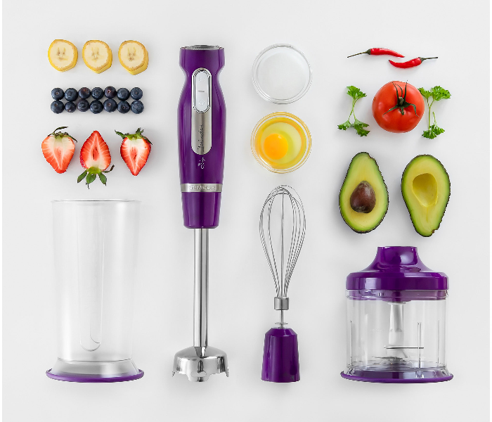 Sencor SHB 4465VT 800W Hand Blender Set - Purple - Zoom Image 12