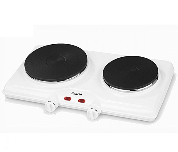 Saachi HP-6207 2250W Double Hot Plate - White - Zoom Image