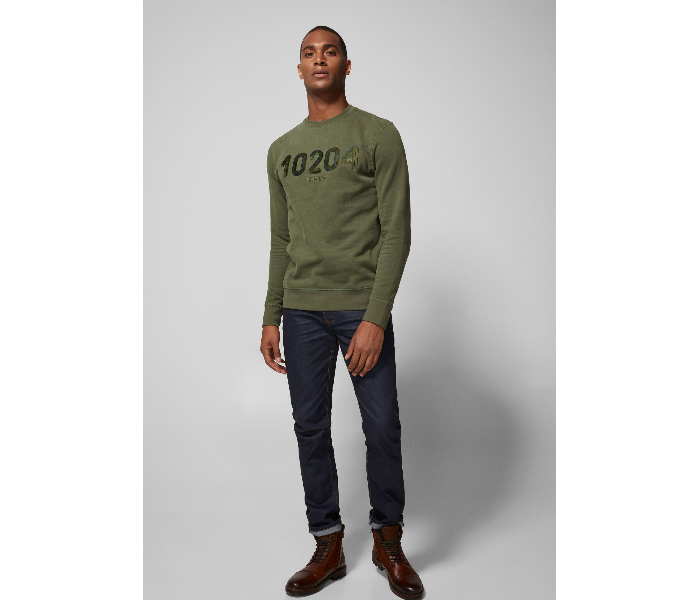 Springfield 009412927 Small Sweatshirt for Men - Green - Zoom Image 2