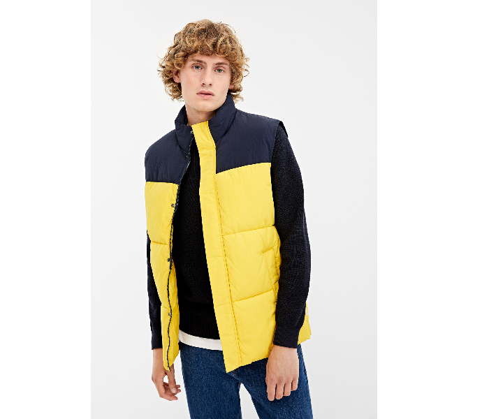 Springfield 095623607 Small Nylon Sports Jacket for Men - Yellow - Zoom Image 2