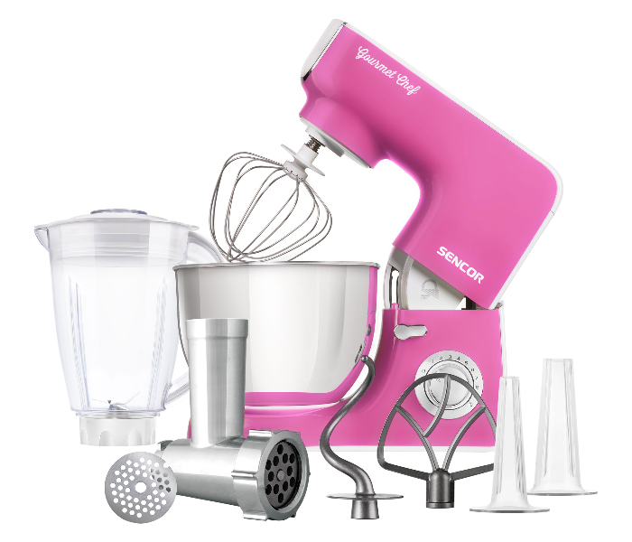 Sencor STM 3778RS 1000W Food Processor - Pink - Zoom Image 1