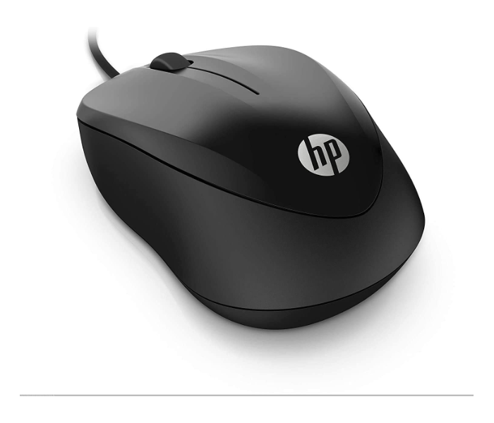 HP 4QM14AA 1000 Wired Mouse - Black - Zoom Image 2