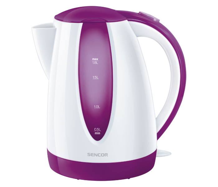 Sencor SWK 1815VT 2000W 1.8 Litre Electric Kettle - White and Violet - Zoom Image 1