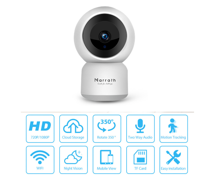 Marrath Smart WiFi 1080P Full HD IP PTZ CCTV Video Auto Tracking  Camera  - Zoom Image 7