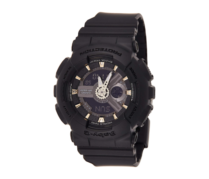 Casio Baby-G BA-110GA-1ADR Black Dial Analog-Digital Watch For Women - Black - Zoom Image 1