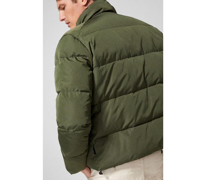 Springfield 095426827 Large Nylon Sports Jacket for Men - Dark Green - Zoom Image 2