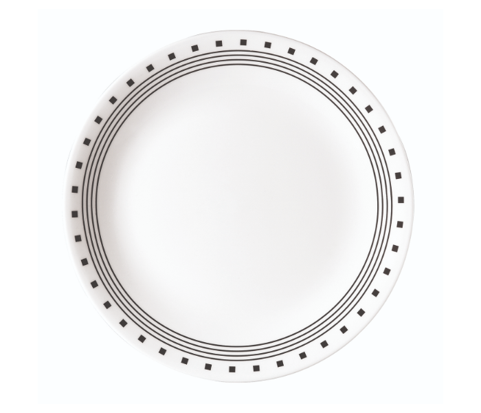 Corelle  1074212 Livingware 10.25 Inch  Lunch Plate City Block - White - Zoom Image