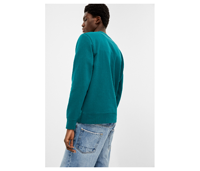 Springfield 009621086 Medium Sweatshirt for Men - Teal - Zoom Image 3