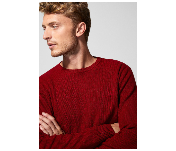 Springfield 003425860 XXL Basic Winter Knitwear for Men - Red - Zoom Image 3